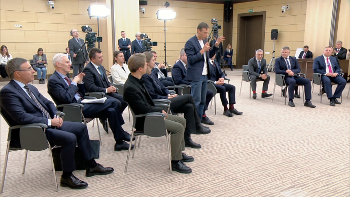 Alexander Gasnikov's speech at the IV Congress of Young Scientists with the President of Russia 3