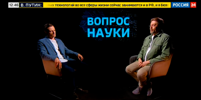 Alexander Gasnikov became one of the host of the TV-show “Question of Science” 3